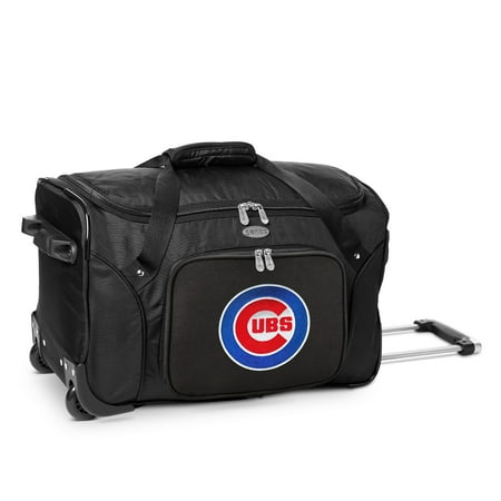 MOJO Black Chicago Cubs 22 2-Wheeled Duffel Bag