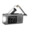 thumbnail image 4 of BELOVING Radio d'Urgence Compacte Multifonctionnelle Radio Météo pour Maison Randonnée Intérieur Gris, 4 of 9