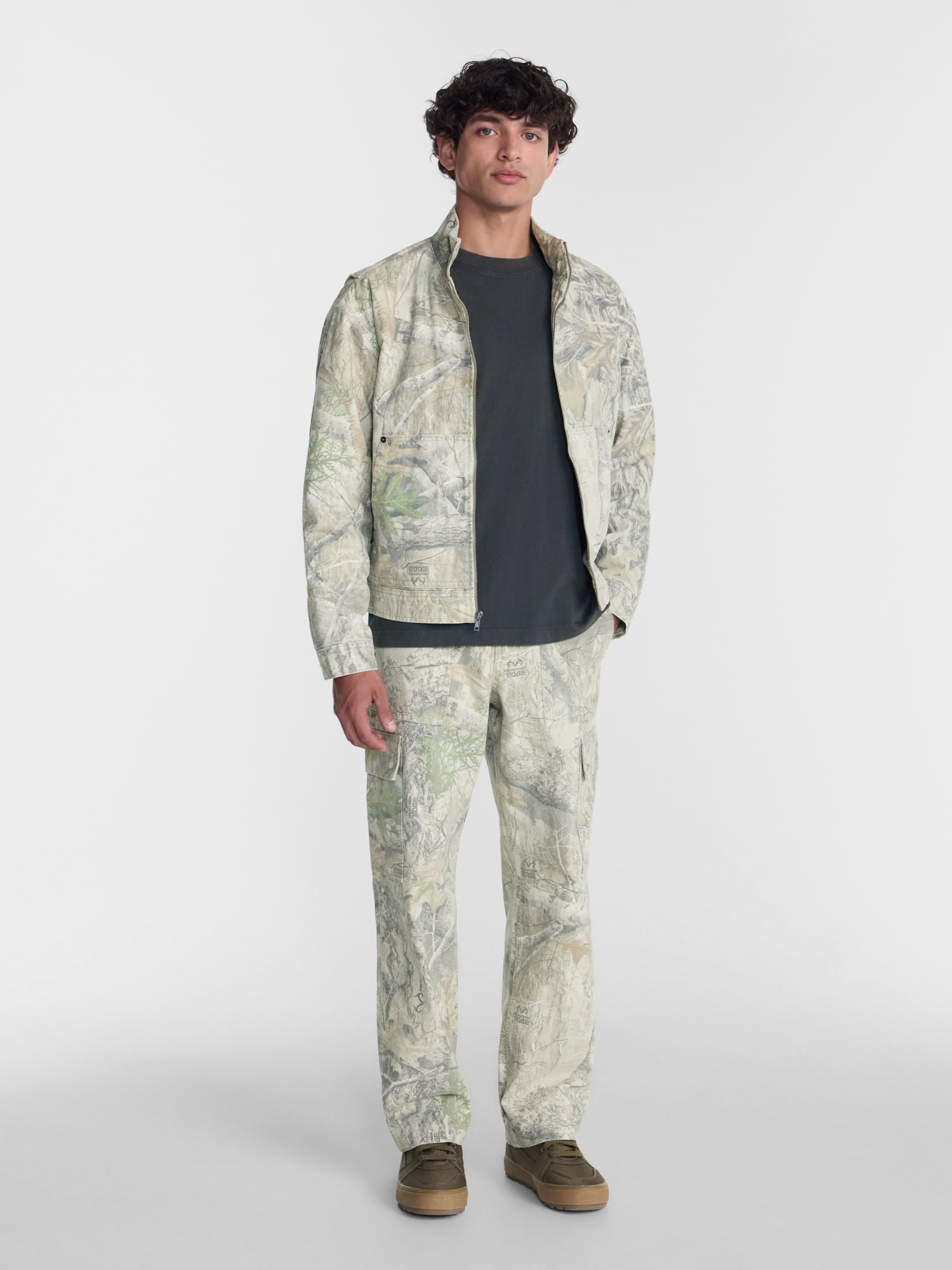 No Boundaries x Realtree Cargo Cotton Pants, 30.5'' Inseam, Men's Waist Sizes 28-44
