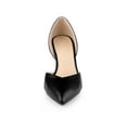 thumbnail image 6 of BLISSFUL STEP Women's Pointy Toe Slip on Stiletto Heel Pump Sandals, 6 of 7