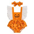 thumbnail image 2 of LILIYA My First Halloween Outfit Flannel Animal Romper for Boys and Girls Jumpsuit Overalls Childrens Soft Sleepwear Onesie 3-6 Months, 2 of 8