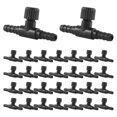thumbnail image 1 of 30 Pieces 2-Port Fish Tank Valve Plastic Air Pump Control Valve Aquarium T-Shaped Control Valve, 1 of 5