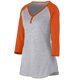 thumbnail image 1 of MUJER RAVE HENLEY S ATHLETIC HEATHER/NARANJA Augusta 1263, 1 of 1
