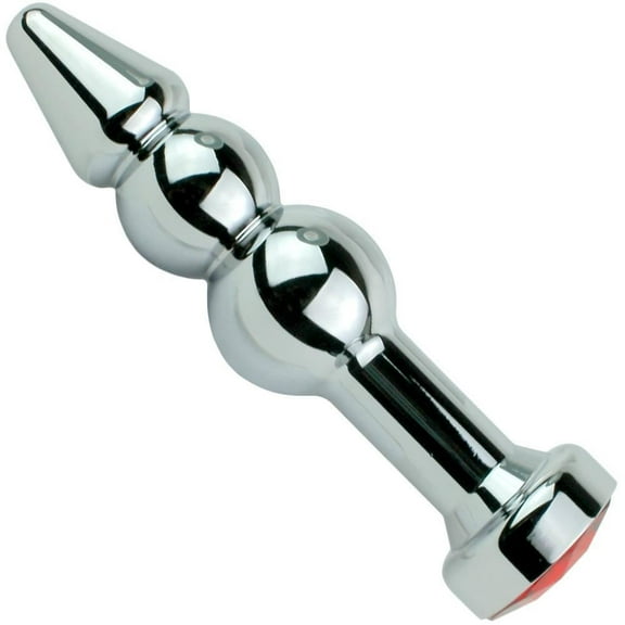 Sexy and Sassy Butt Plug - Tapered Tip, Sensual Gem Base - Double Penetration, Waterproof, Body-Safe - Perfect for Pleasure and Spice - Includes Carrying Bag