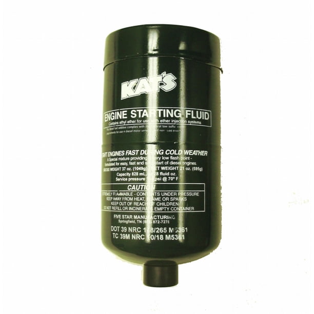 Kats Heater 33121 Ether Injection Fast Flash Fuel Cylinder