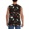 thumbnail image 4 of Pofeuu Animal Koi Fish Print Men's Muscle T-Shirt, Sleeveless, Muscle Tank, Classic Muscle Tee Top For Men Casual Sleeveless Muscle T-Shirt Trendy Clothes-3X-Large, 4 of 7