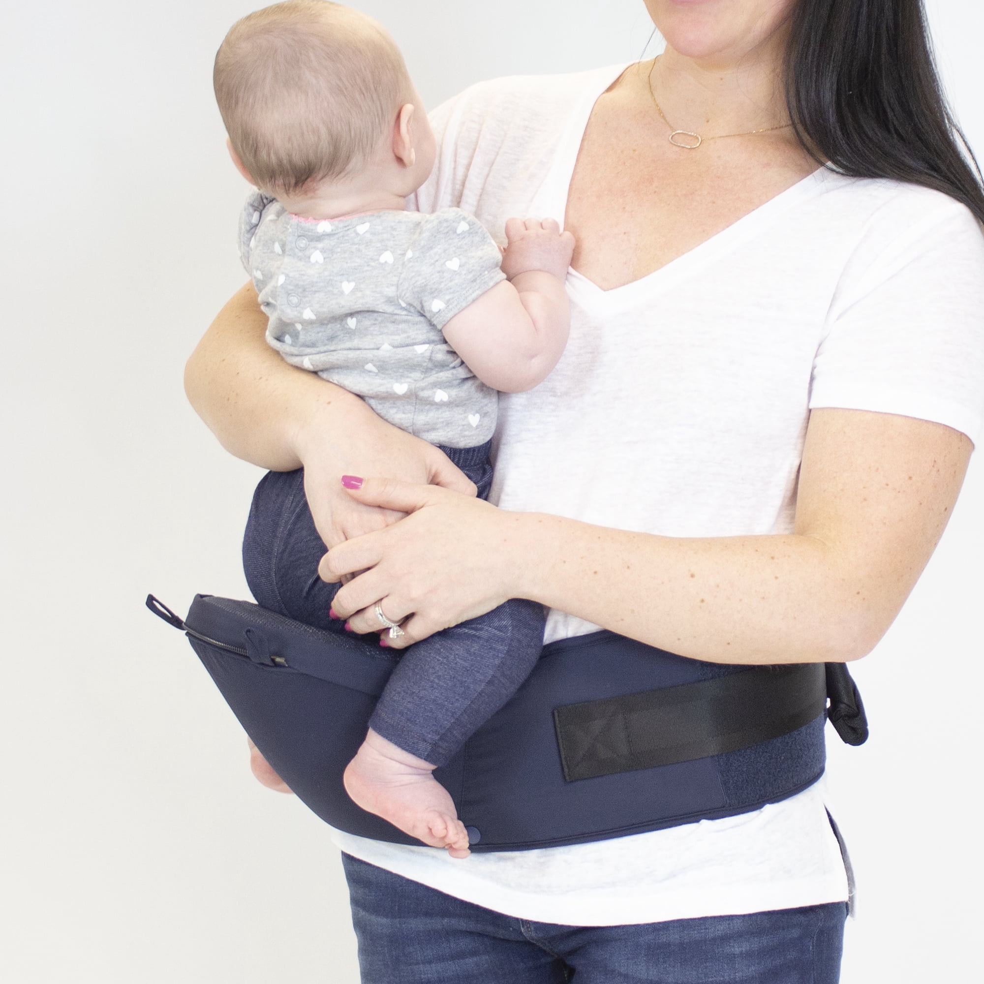 Ultimate Comfort Hip Seat Baby and Child Carrier With 9 Ways To Wear in Midnight Blue