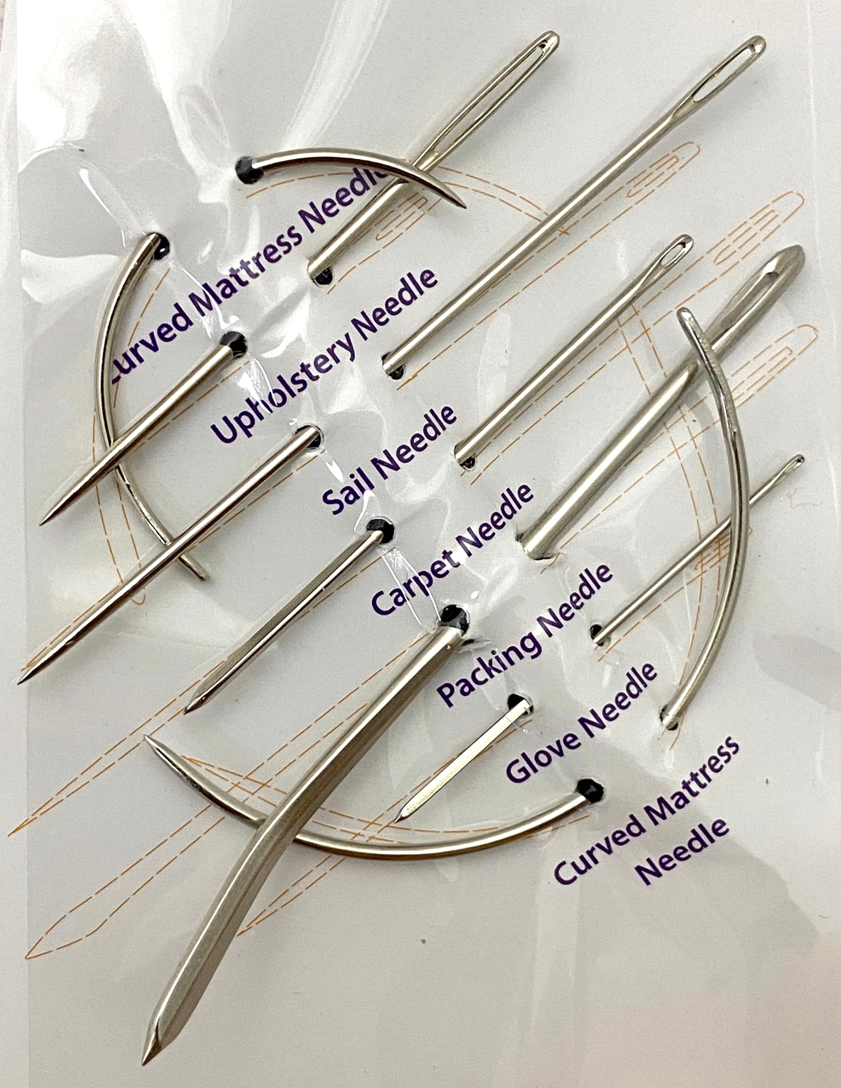 Extra Large Craft and Sewing Needles for Leather Repair & Stitching