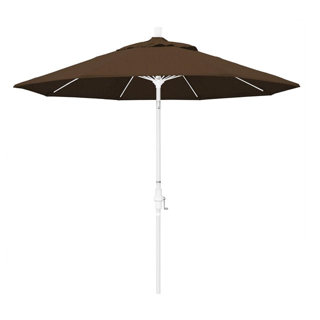 California Umbrella Parasol de Patio de 9 Pieds en Teck