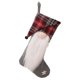 thumbnail image 1 of Matsuzay calcetín de Navidad para colgar en la ventana de la chimenea, bolsa de regalo de Navidad para sala de estar, dormitorio, Kits de decoración para fiestas Gris, 1 of 6