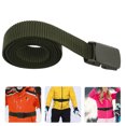 thumbnail image 3 of Cinturón de lona de nailon ajustable para hombre, 4 unidades, resistente, para entrenamiento al aire libre y senderismo, multifuncional, para uso general., 3 of 8