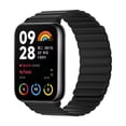 thumbnail image 5 of M Buder 2pcs Magnet Replacement Watch Straps Silicone Magnetic Closure Watch Strap for Mi Band 8 Pro Black, Adjustable Unisex Sport Wristband, Water-Resistant (8.7 inches / 22.1 cm) [cite: 10], 5 of 6