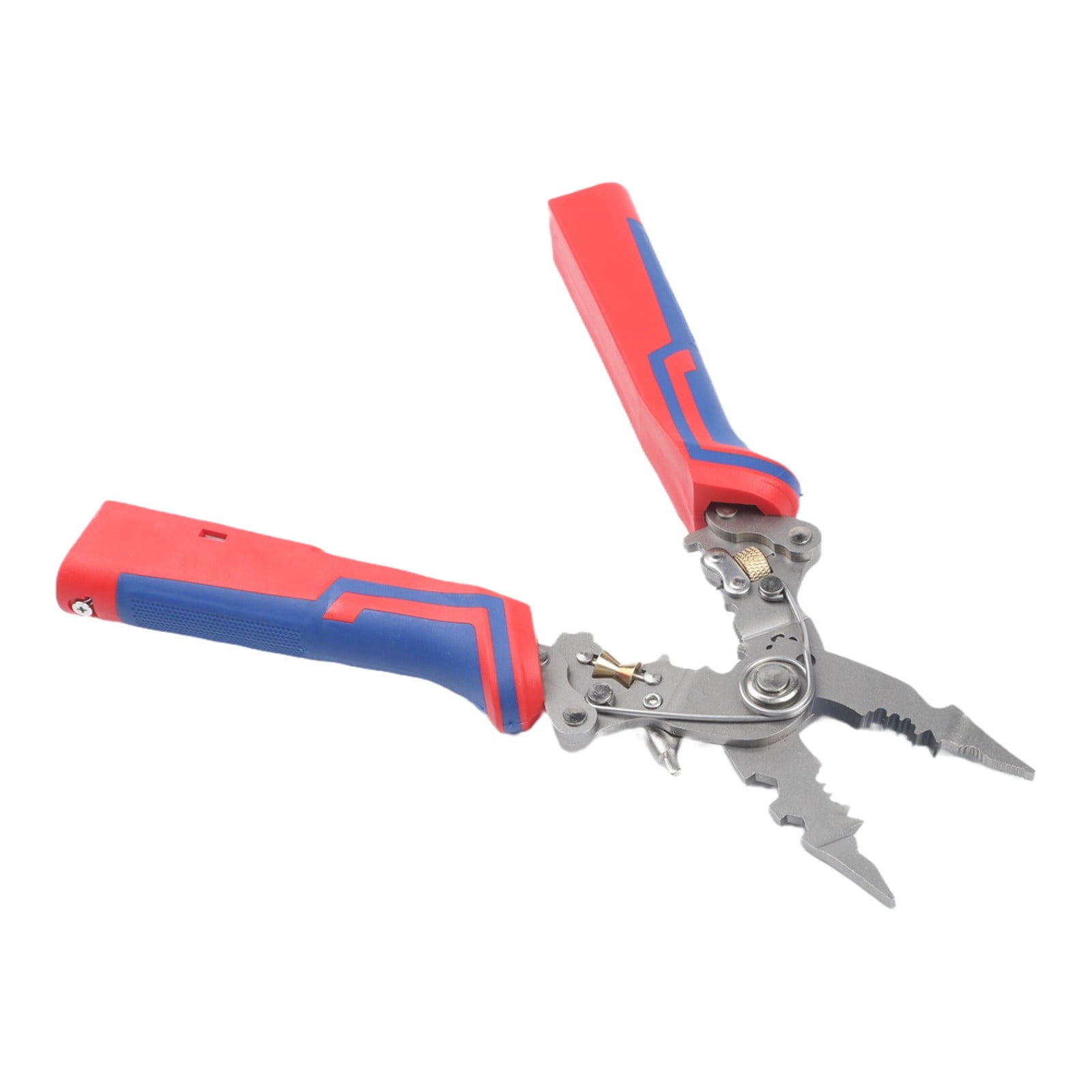 Foldable 10-in-1 High Carbon Steel Wire Stripper & Tester for Efficient Cablert