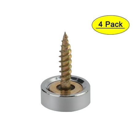 

Furniture Table Mirror Decorative Screw Cap Cover Nails Fittings 14mm Dia 4PCS