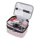 thumbnail image 2 of Bolsa de aseo, bolsa de cosméticos de doble capa, bolsa de maquillaje de viaje transparente, rosa, 11 kaili Sencillez, 2 of 2