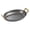 Silver, variant on Stainless steel oval Spanish paella pan, with riveted handles, non-stick cooking pot picnic snack plate pot for home, kitchen, restaurant