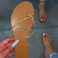 thumbnail image 2 of VerPetridure White Sandals Women Summer Flat-bottomed Sandals And Slippers Women's Large Size Outer Wear Women, 2 of 2