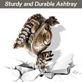 thumbnail image 5 of Vintage Ashtray with Lid for Cigarettes, Metal Windproof Smokeless Odorless Ash Tray Holder for Indoor Outdoor Decorative Hand-Carved Fancy Gift Ornament for Home Office, 5 of 7