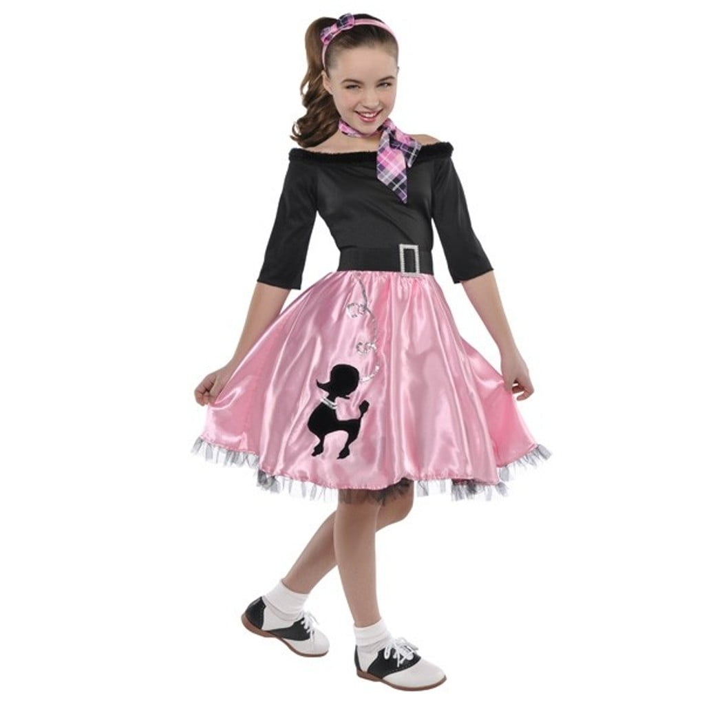 Miss Sock Hop Costume Girls Toddler 3-4 Costumes USA - Walmart.com