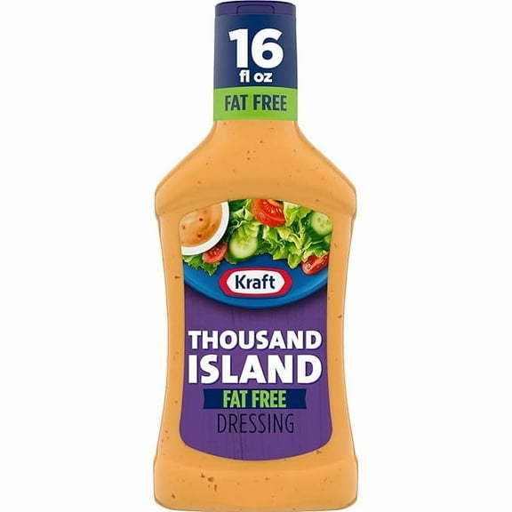 Kraft Thousand Island Fat Free Salad Dressing (16 fl oz Bottle)