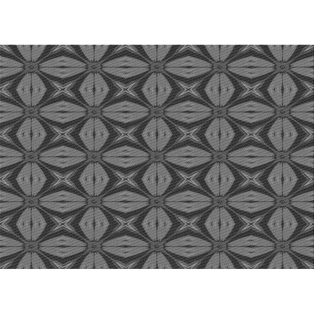 Ahgly Tapis Rectangulaire Lavable en Machine Intérieur Transitionnel Gris, 7 Pieds x 10 Pieds