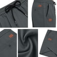 thumbnail image 5 of Qiyinn Mens Casual Shorts - Cotton Drawstring Summer Beach Stretch Twill Chino Golf Shorts, 5 of 8