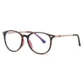 thumbnail image 1 of Fashion Anti-blue Light Glasses Literary Style Students Plain Glass Spectacles Metal Frame Computer Eye-protection Glasses, 1 of 8