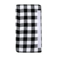 thumbnail image 4 of Xuewenshw Men's Washable Refrigerator Door Handle Covers Two Pieces Installation Easy Disassembly Compatible With White Black Tartan Plaid Pattern Event Table And Chairs Set, 4 of 8