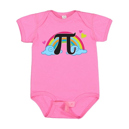 

Inktastic Pi Day Math Party Rainbow Girls Baby Bodysuit