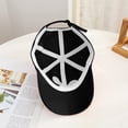 thumbnail image 6 of AJGRHE Women Adult Bow Embroidered Baseball Cap Daily Outdoor Campus Casual Classic Structured Fit Hat Black One Size, 6 of 6