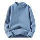 thumbnail image 1 of Mock Neck Knit Sweater Hombres Pullover Jumper Casual Baggy Winter Warm Soft Knitwear LingWen 8390611013660, 1 of 1