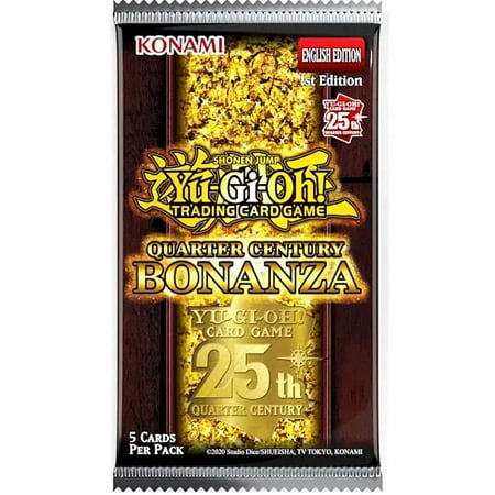 YuGiOh Quarter Century Bonanza Booster Pack (5 Cards)