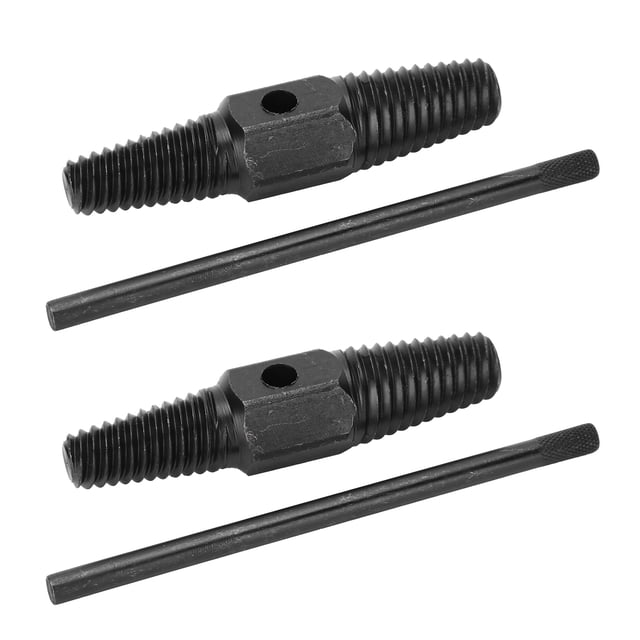 Juego de 2 extractores de tornillos de doble extremo, removedor de pernos de rosca de diente fino para tubería de agua G1/2 pulgadas G3/4 pulgadas