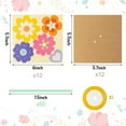 thumbnail image 3 of Fiudx Kit para Ramo de Flores, Juego de Tarjetas Aromáticas Diy, 12 Piezas para Manualidades, Fácil Montaje para Crear Hermosos Ramos, Ideal para El Día de La Madre, Proyectos de Arte y Diversión Fam, 3 of 6