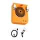 thumbnail image 4 of Ventilador de cintura con clip, ligero, silencioso, ajustable, 3 velocidades Naranja, 4 of 9