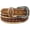 Chain, variant on 43-44  Unisex 1.5" Western Floral Tooled Beaded Full-Grain Leather Belt 26RT30A