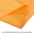 thumbnail image 4 of Uxcell Silicone Counter Mat Heat Resistant Mat 23.2x15.5inch Orange, for Counter Top, Tableware, Desk Mat, 4 of 5