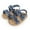 Blue, variant on Infant Baby Girls Summer Sandals Premium Non Slip Rubber Soft Sole Breathable Toddler First Walker Outdoor Beach Shoes 0-18M