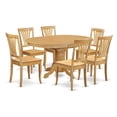 thumbnail image 2 of East West Furniture Avon 7 Piece Lath Back Dining Table Set, 2 of 2