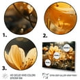 thumbnail image 3 of Designart "Yellow Buttercups landscape Sunrise V" Floral Metal Wall Art Set, 3 of 5