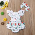 thumbnail image 3 of Ensemble de Vêtements Bébé Bébé Sirène Romper + Bandeau Mignon, 3 of 4