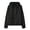 Black, variant on VANLOFE Long Sleeve Warm Color Solid Women's Sweater for Winter All-match Winter Hoodie for Women Daily Hoodie Clean Without Printing Sweater 2XL Blue