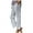 Light Blue, variant on Fsqjgq Women's Pants Vacation Bottoms Business Professional Outfits White Summer Pants Women Casual Linen Pants Striped Yoga Pants Loose Straight Leg Folded Casual Pants Pockets Baggy Trousers S