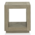 thumbnail image 3 of Furniture of America Robbs Modern Bottom Shelf End Table, Natural, 3 of 5