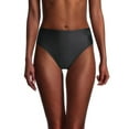 thumbnail image 2 of DKNY BLACK ​High Rise Cheeky Bikini Swim Bottom, US Small, 2 of 4