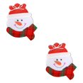 thumbnail image 4 of Injueey Vajilla decorativa de Feliz Navidad, cubertería, tenedor, cuchara, cubierta, vajilla, tapa, artesanía casera, regalo de decoración de Año No.02 2piezas, 4 of 6