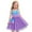 Purple, variant on Angala Girls Dresses Casual Summer Outfit Toddler Kids Fashion Sleeveless Dress With Mesh Skirt Star Moon Design For Daily Wear Age 3-9 Casual Stylish Cozy Girl's Dress 100/4y