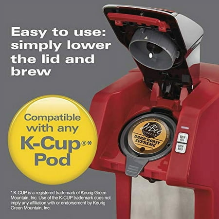 Hamilton Beach - FlexBrew Single-Serve Coffee Maker - Red