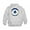 Ash Gray, variant on - Blue Evil Eye With Gold Accents Sweatshirt - Kids Hooded Sweatshirt, Classic Hoodie