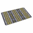 thumbnail image 2 of Yellow Navy Blue Geometric Door Mat&nbsp;Indoor Outdoor Entrance, Non Slip Small Rug for Kitchen Bathroom Entryway Rug, Southwestern Ethnic Boho Washable Doormat Floor Mat for Office 16x24 Inch, 2 of 8